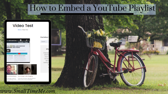 How to Embed a YouTube Playlist